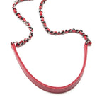 Chanel Quilted Coco Handle 2-Way Handbag Caviar Leather Red With Silver Hardware — view 7