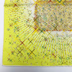 Hermes Magic Kelly Yellow Silk Scarf — view 4