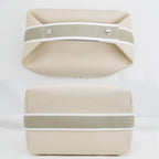 Hermes Brid A Black GM Natural Handbag Pouch Beige — view 6