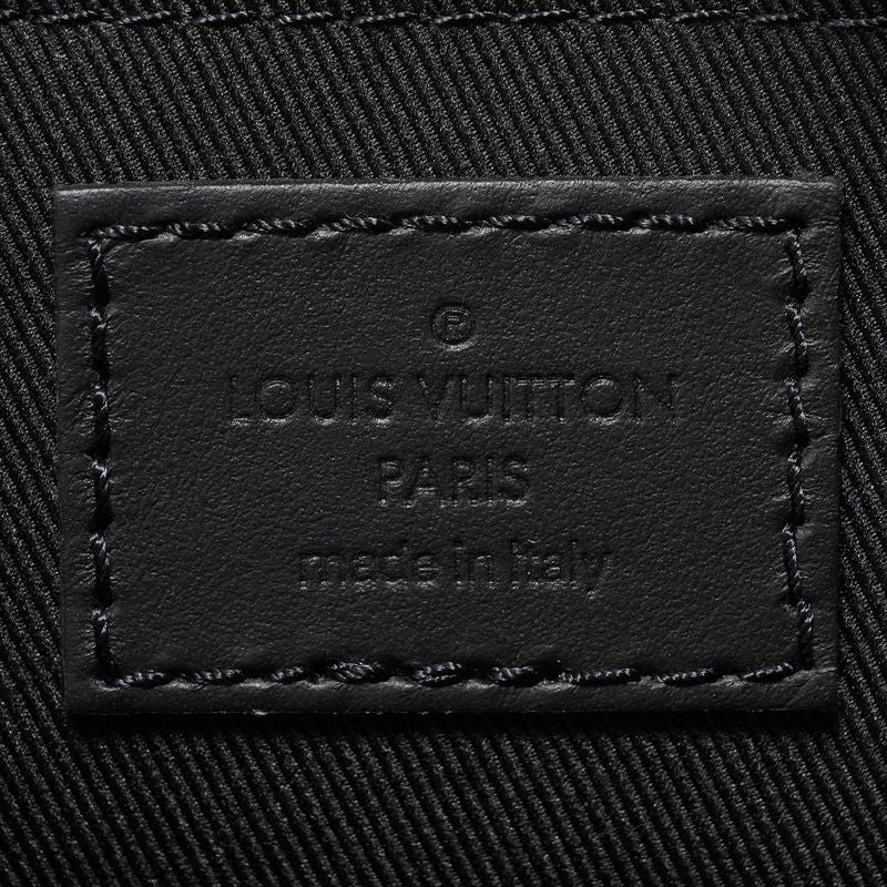 Louis Vuitton Shoulder Bag Soft Porochon PM Black Gray — view 9
