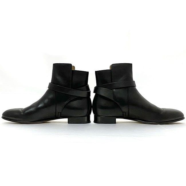 Hermes Short Boots Black Silver Hardware Kelly — view 4