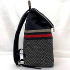Gucci Backpack Navy Gray Diamante — view 2