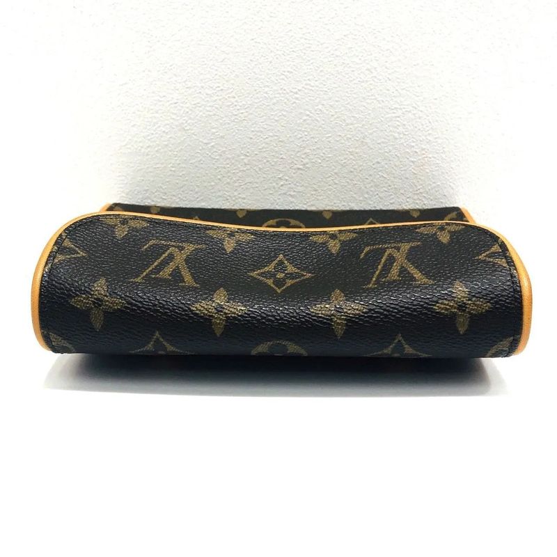 Louis Vuitton Pochette Florentine Monogram Waist Bag Brown Leather — view 5