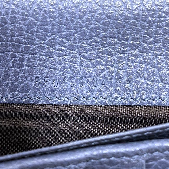 Gucci Bifold Long Wallet Purple Swing Leather — view 5