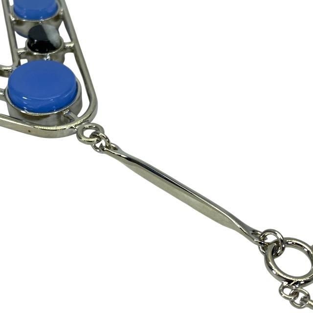 Christian Dior Necklace Jewelry Accessories Small Metal Silver Multicolor — view 6