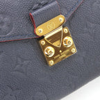 Louis Vuitton Monogram Plant Pochette Metis MM 2-Way Shoulder Bag Navy — view 5