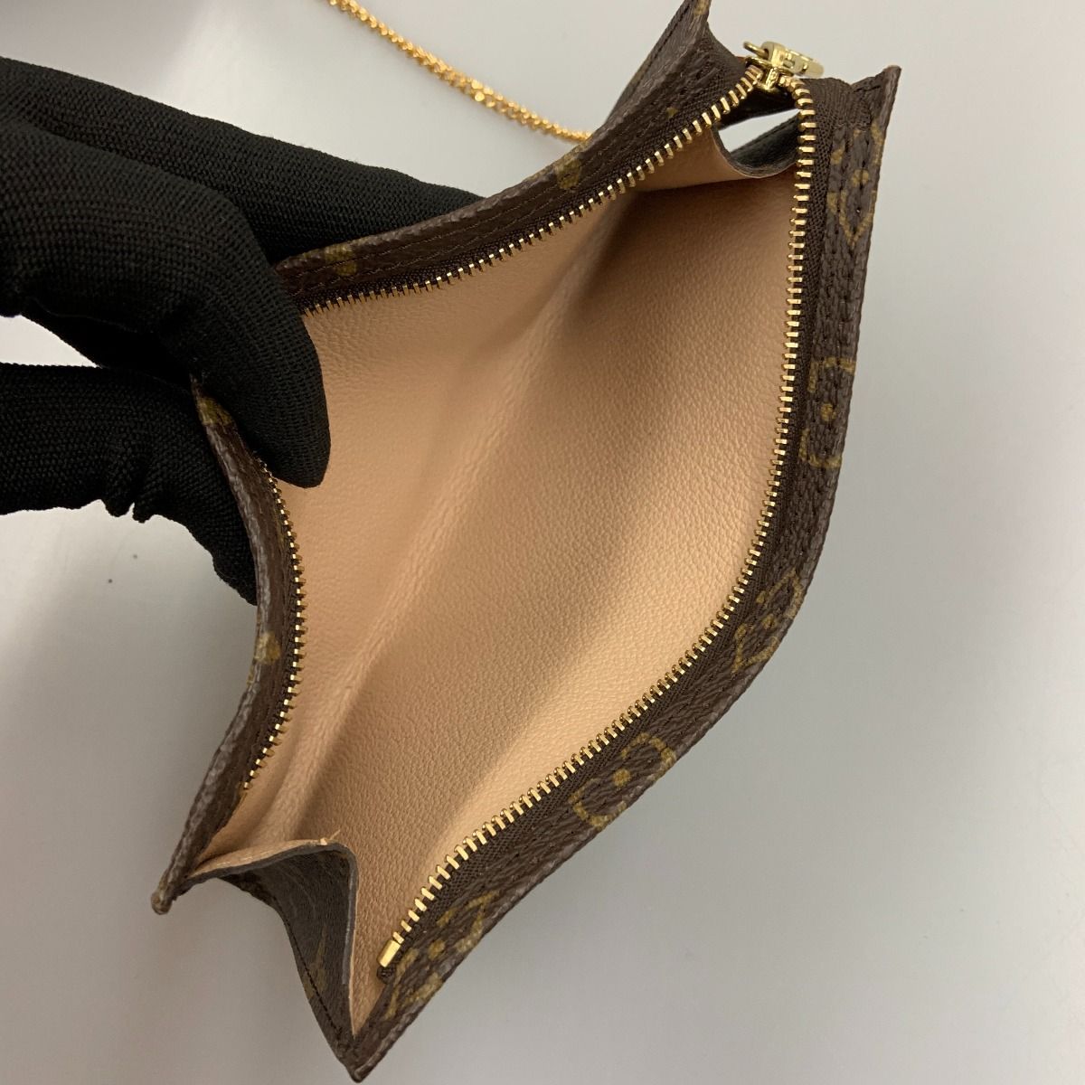 Louis Vuitton Monogram Bucket GM Shoulder Bag Brown — view 5