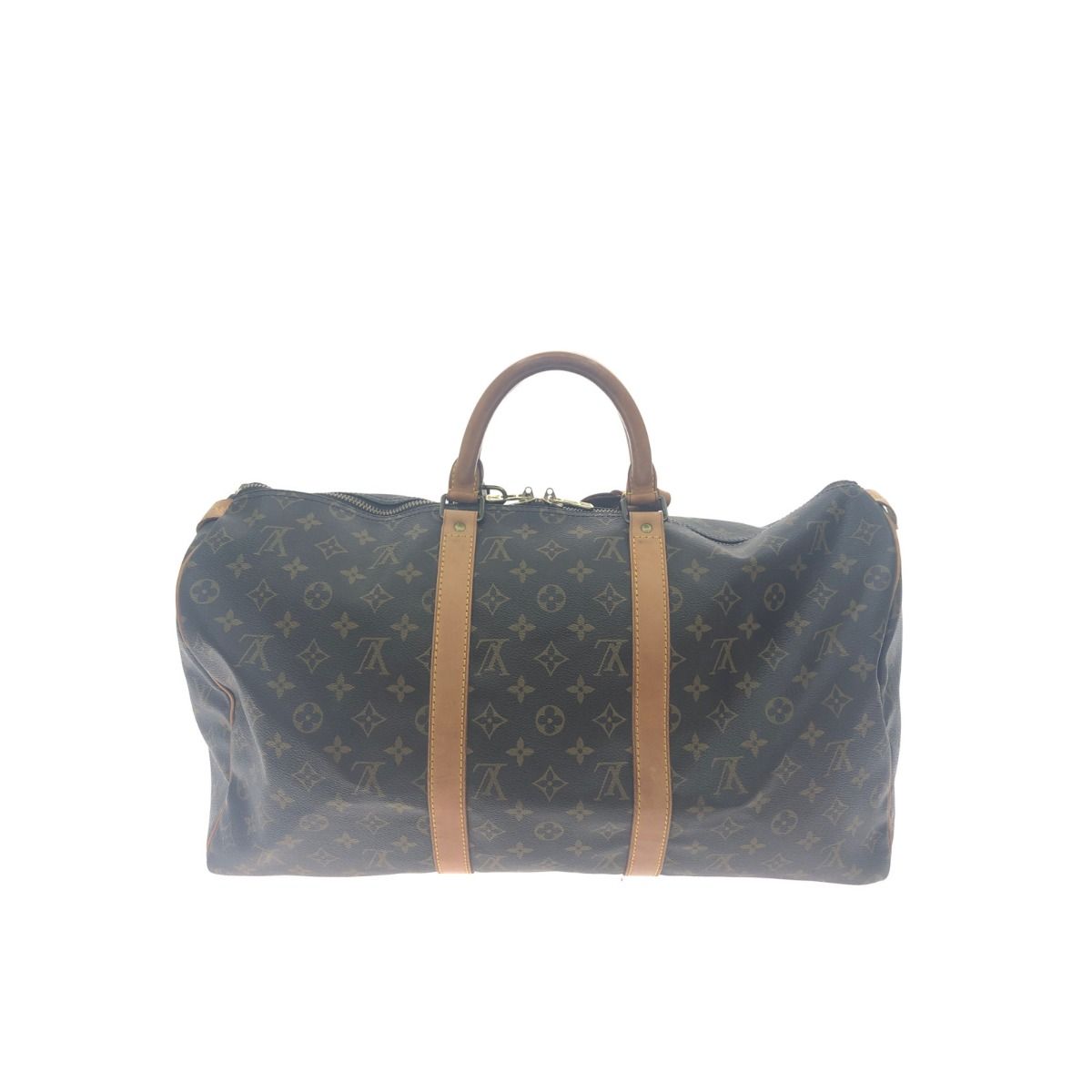 Louis Vuitton Boston Bag Monogram Keepall 50 key Miss Ing Brown — view 2