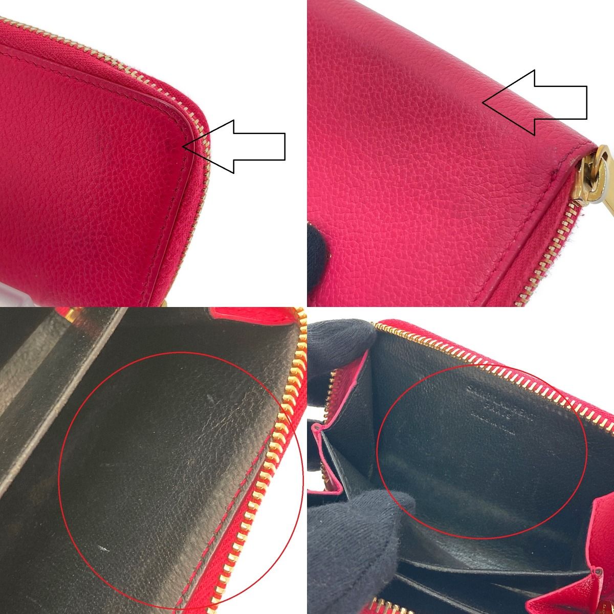 Yves Saint Laurent Coin Card Case Round Zipper — view 8