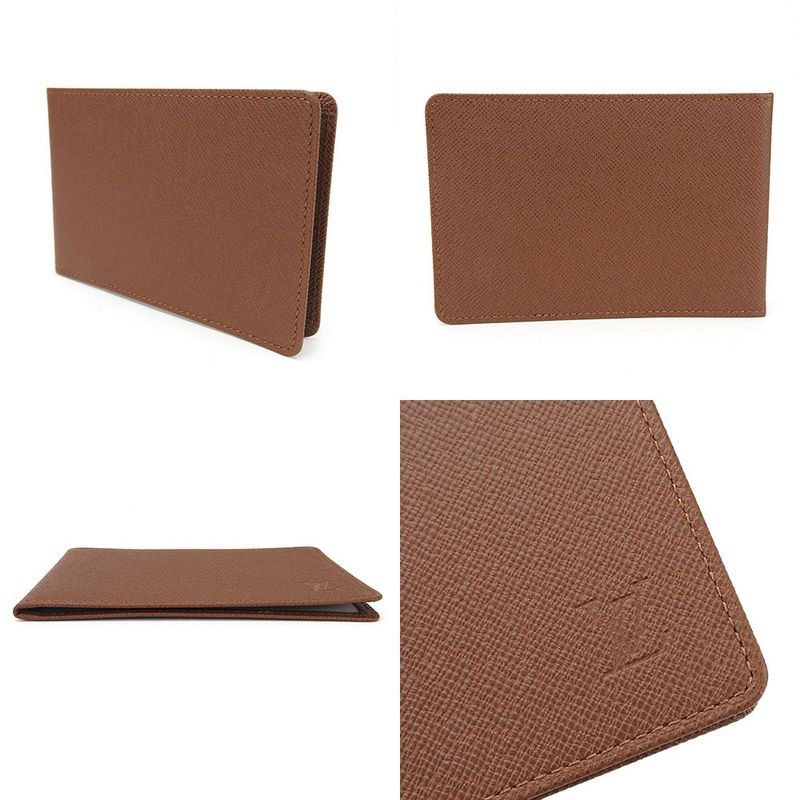 Louis Vuitton Pass Case Certificate Accessories Logo Small Leather — view 3