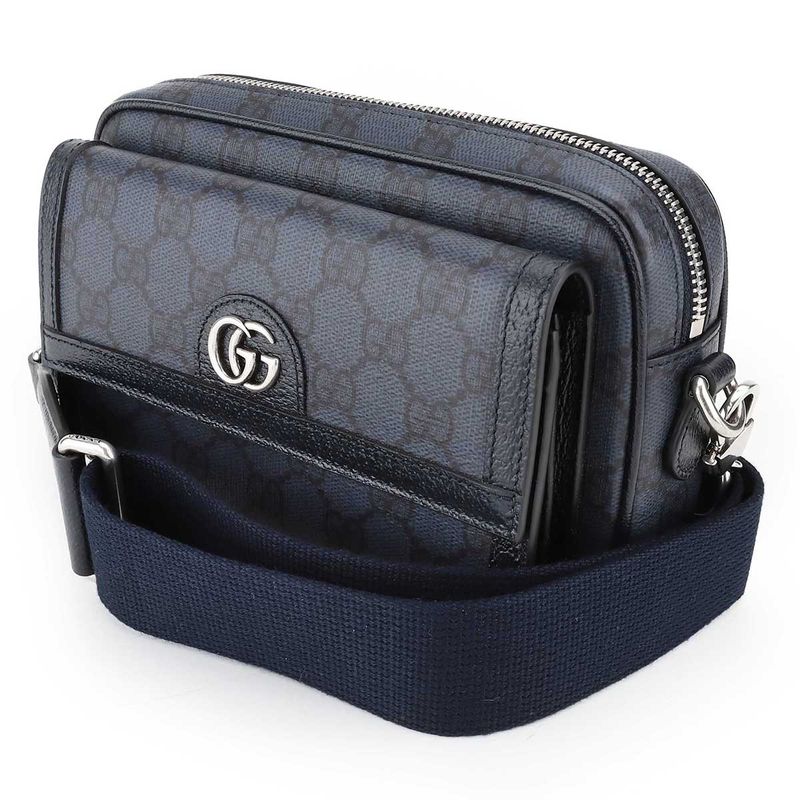 Gucci Shoulder Bag Ophidia Navy Black — view 4