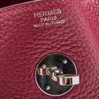 Hermes Lindy 34 Shoulder Bag Taurillon Clemence Tosca — view 9