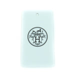 Hermes Kazak Vogue Cashmere Scarf with Fringe Navy White — view 9