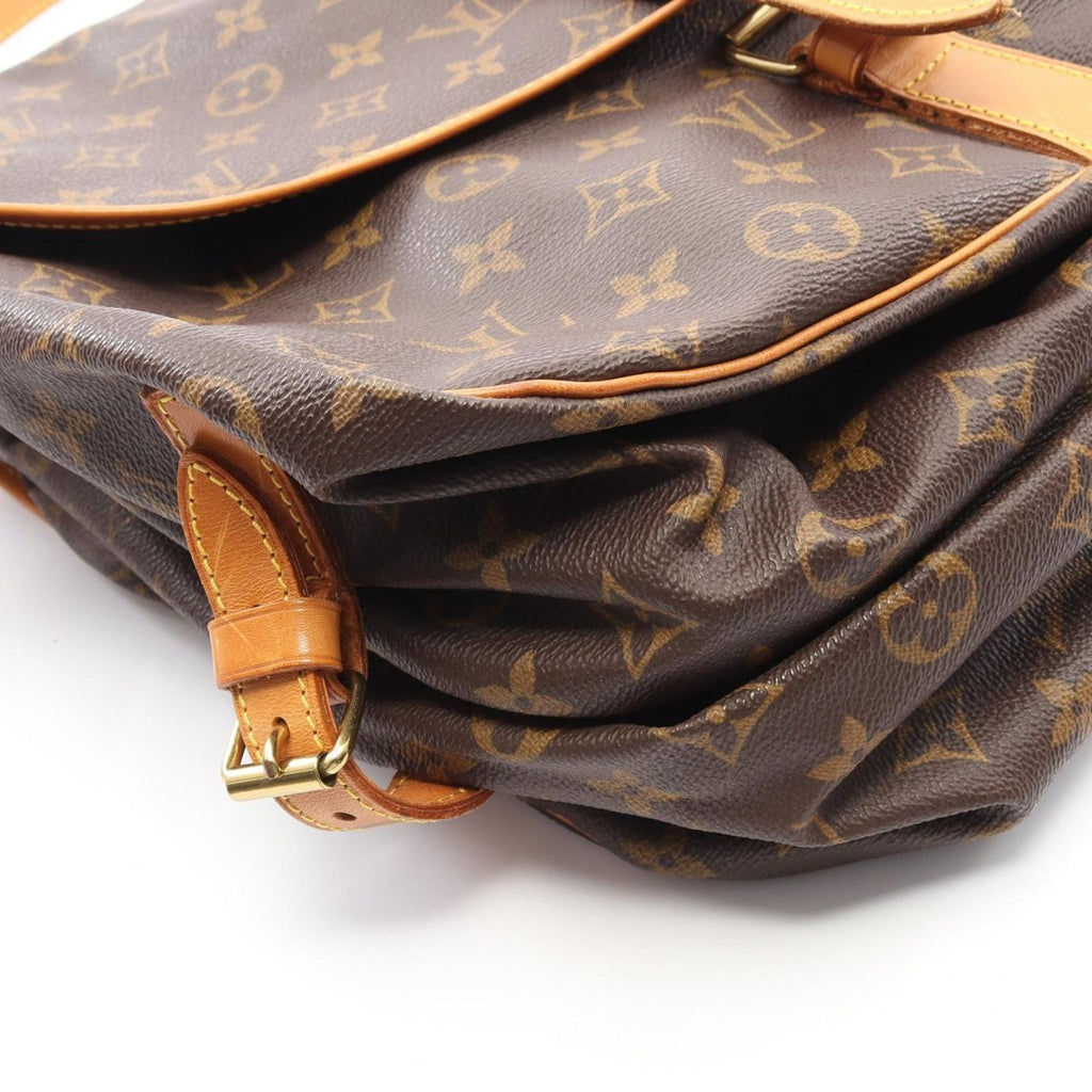 Louis Vuitton Shoulder Bag Saumur 35 Monogram Leather — view 8
