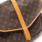 Louis Vuitton Shoulder Bag Saumur 35 Monogram Leather — view 9