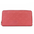 Louis Vuitton Long Wallet Monogram Empreinte Blossom Pink Gold Hardware
