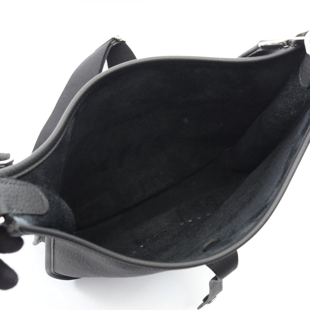 Hermes Shoulder Bag Evelyne 3 Trois PM Black Leather — view 3