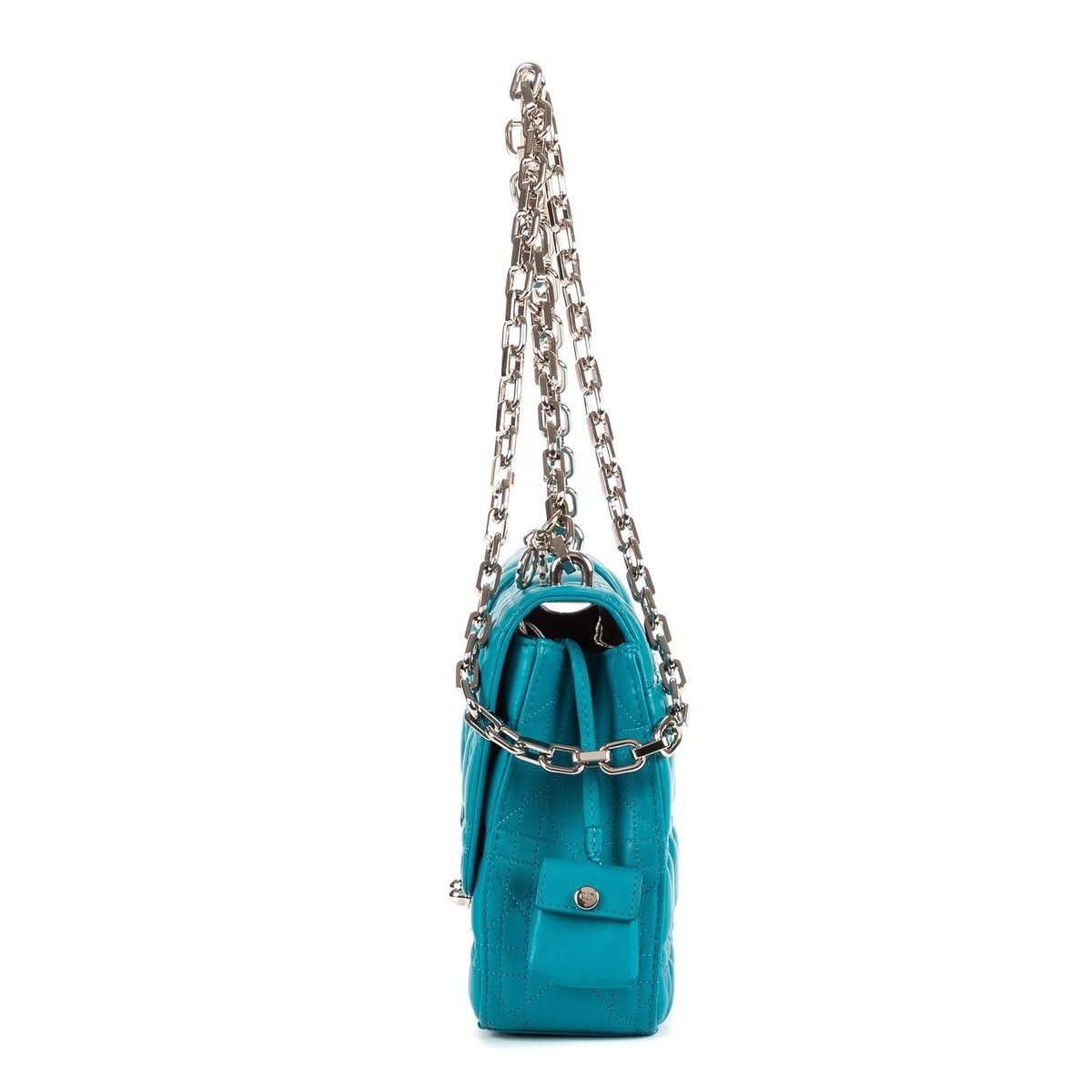 Dior Miss Blue Cannage Quilt Shoulder Bag — view 3
