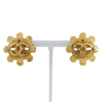 Chanel Coco Mark Vintage Gold Plated 94 P 11.3 g Earrings