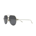 Bottega Veneta Sunglasses Silver Gray Mirror