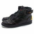 Louis Vuitton Shoes Sneakers High Cut Men Leather Black Rivoli