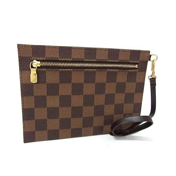 Louis Vuitton Damier Pouch Multi Case Brown
