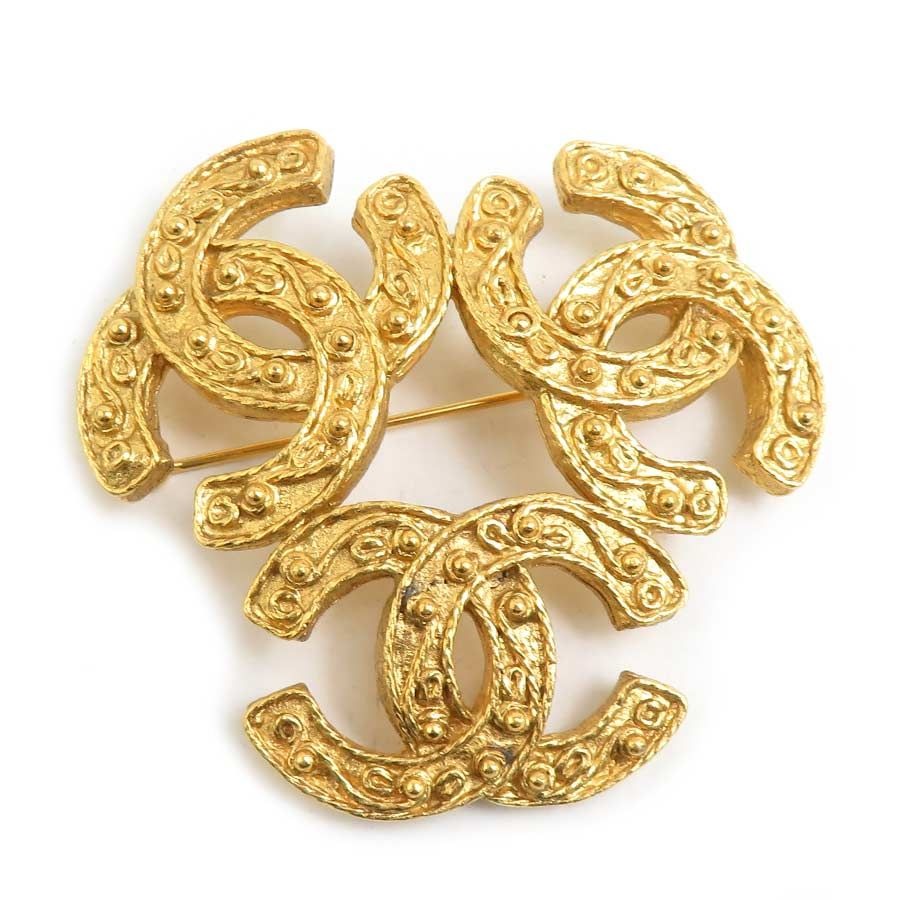 Chanel Brooch Triple CC Logo