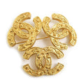 Chanel Brooch Triple CC Logo