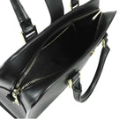 Saint Laurent Cabas Black Leather Logo 2-Way Shoulder Bag — view 4