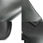 Saint Laurent Cabas Black Leather Logo 2-Way Shoulder Bag — view 7