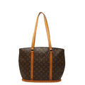 Louis Vuitton Monogram Babylon Brown Leather Tote