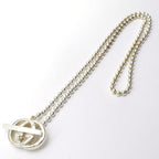 Gucci Interlocking G Necklace Silver AG 925 Ball Chain Double — view 4