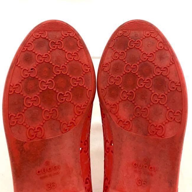 Gucci Shoes Red Orange Cima — view 6