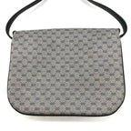 Gucci 001 406 Micro GG Shoulder Bag Leather Navy Vintage — view 2