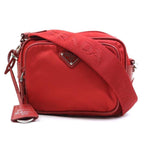 Prada Shoulder Bag Nylon Red