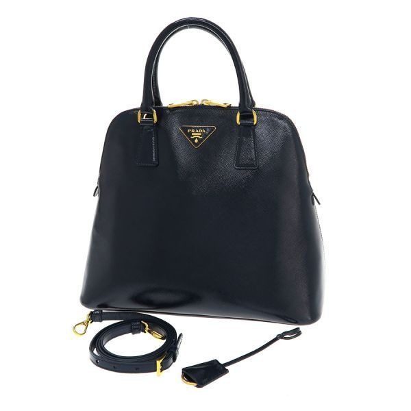 Prada Saffiano Vernis 2-Way Messenger Bag