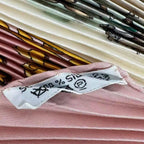 Hermes Scarf Silk Pleats la Promenade de Longchamps Walk to Long Chien Pink — view 7