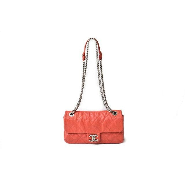 Chanel Chain Shoulder Bag Caviar Leather Quilted Stitching — view 3
