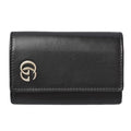 Gucci Key Case Holder 6-stacks Petit Marmont Black Matte Silver