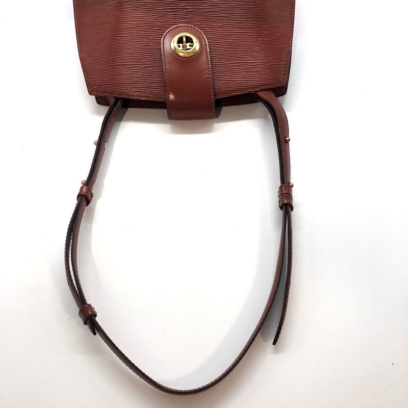 Louis Vuitton Epi Cluny Shoulder Bag Kenya Brown — view 9