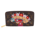 Louis Vuitton Vivienne Monogram Zippy Wallet Zip Around