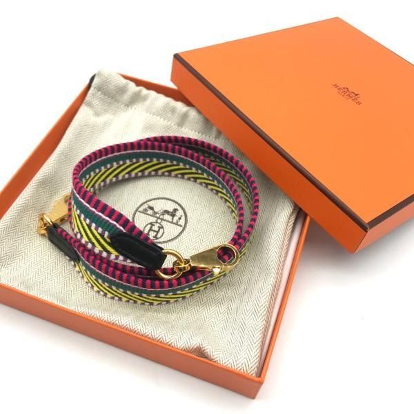 Hermes Shoulder Strap Sangle Caval Multicolor