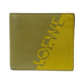 Loewe Wallet Fold Signature Bifold Compact Billfold Logo Leather