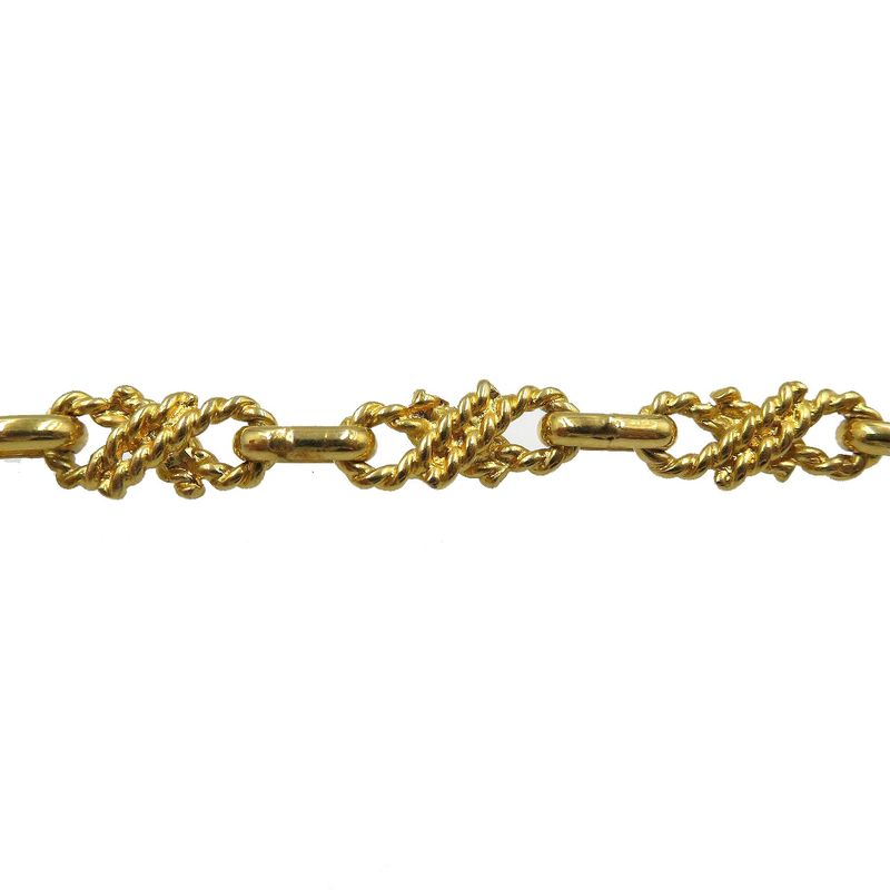 Celine Metal Gold Vintage Necklace Accessory 0171 — view 4