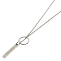 Gucci Lariat Necklace 18k White Gold