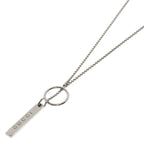 Gucci Lariat Necklace 18k White Gold