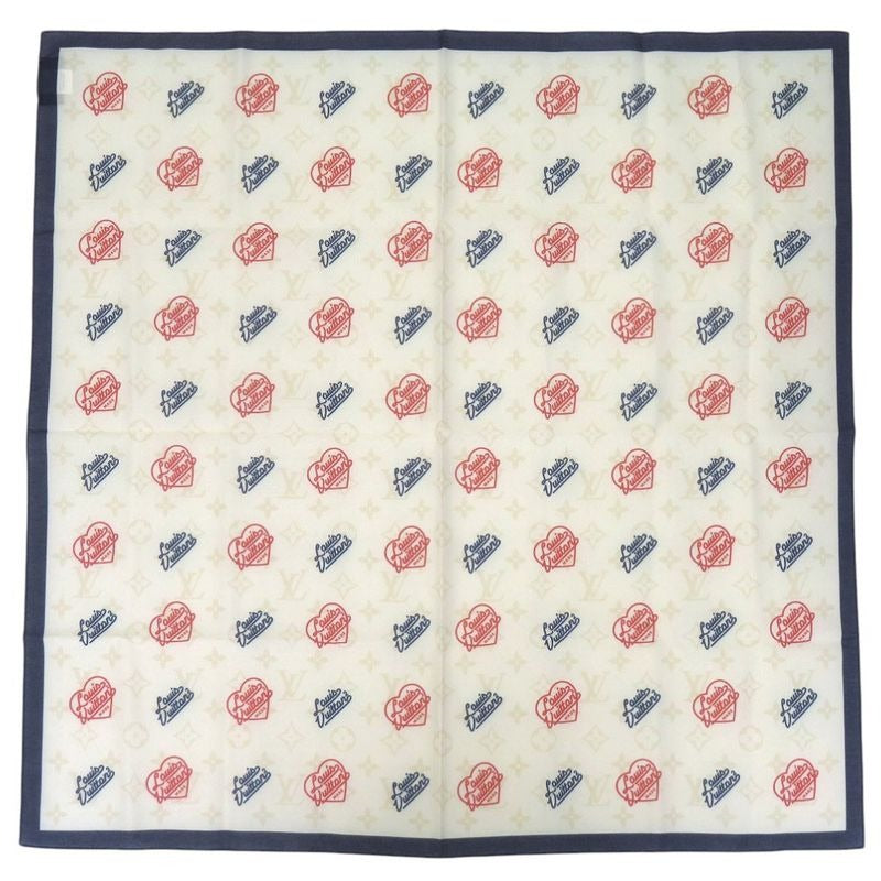 Louis Vuitton Virgil Abloh NIGO Collaboration Handkerchief Bandana Heart