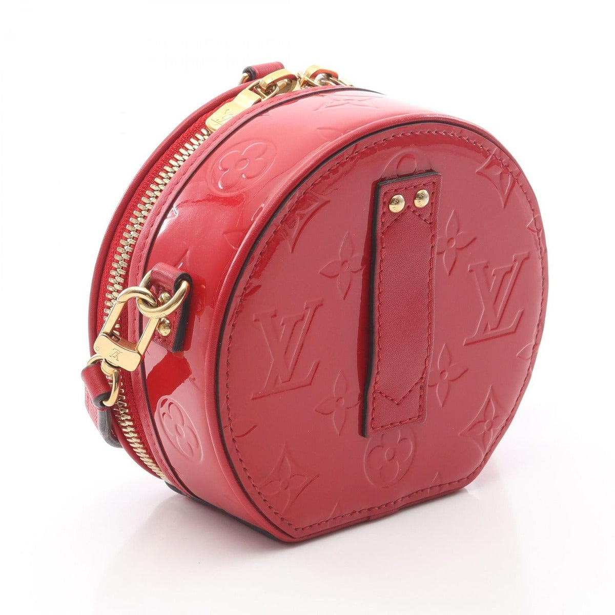 Louis Vuitton Shoulder Bag Mini Boite Chapeau Rouge Leather Red — view 2