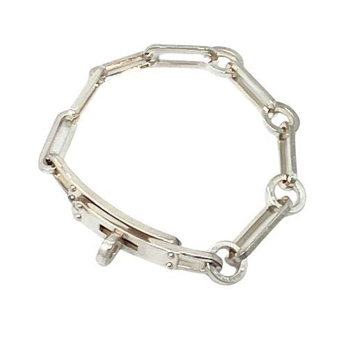 Hermes Bracelet Simple Tour de Force 7 Frames Silver 925