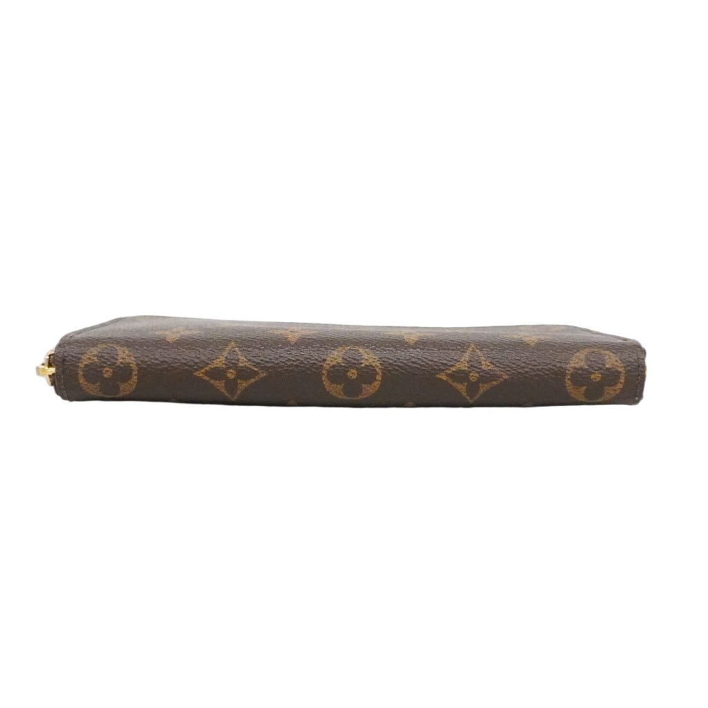 Louis Vuitton Wallet Monogram Portefeuille Clemence Brown Rose Velours — view 2